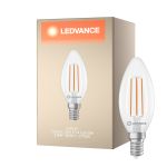 Ledvance Classic LED E14 Candle Filament Clear 3.8W 806lm - 827 Extra Warm White | Replaces 60W