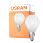 Osram LED Classic LED E14 Pear Filament Frosted 3.8W 806lm - 827 Extra Warm White | Replaces 60W