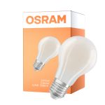 Osram Classic LED E27 Pear Filament Frosted 3.8W 806lm - 840 Cool White | Dimmable - Replaces 60W