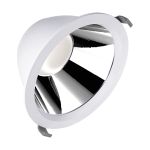 Ledvance LED Downlight Comfort Aluminium White 30W 3600lm 55D - 930-940 CCT | 215mm - Cutout 200mm - IP44 - Best Colour Rendering - UGR<19 - Zigbee Dimmable 