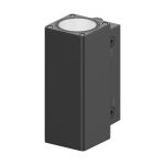Ledvance Wall Light Urban Vario Aluminium Black Up & Down 29W 2600lm - 822-827 CCT | IP65 