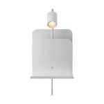 Nordlux Wall Light Roomi Metal White | IP20 - Suitable for 1x GU10 - with USB