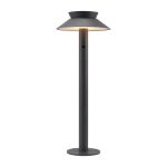 Nordlux Solar Pedestal Lamp Justina Metal Anthracite 5W 400lm - 830 Warm White | Motion And Light Sensor