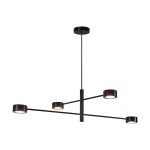 Nordlux Pendant Clyde Metal Black 16W 1180lm - 827 Extra Warm White | IP20 - 3-Step Dimmable