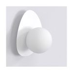 Emibig Wall Light Ovo Steel White | Suitable for 1x G9 - Max 8W