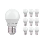 Multipack 10x Noxion Lucent Lustre LED E27 Ball Frosted 2.5W 250lm - 827 Extra Warm White | Replaces 25W