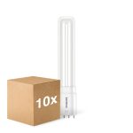 Multipack 10x Philips Corepro PL-L LED 8W 960lm - 830 Warm White | 4-Pin - Replaces 18W