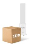 Multipack 10x Noxion Lucent PL-S LED  4.3W - 830 Warm White | 4-Pin - Replaces 9W