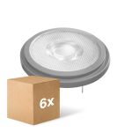 Multipack 6x Ledvance  SUPERIOR LED Spot Reflector G53 AR111 7.4W 450lm 40D - 930 Warm White | Best Colour Rendering - Dimmable - Replaces 50W