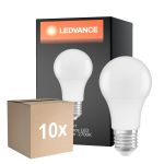 Multipack 10x Ledvance  Classic LED E27 Pear Frosted 8.5W 806lm - 827 Extra Warm White | Replaces 60W