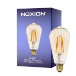 Noxion LED E27 Edison Filament Amber 7W 630lm - 822 Extra Warm White | Dimmable - Replaces 50W