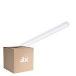 Multipack 4x Philips LED Batten CoreLine White 25W/37W 3500lm/5200lm - 830-840 CCT| 150cm - Replaces 2x58W