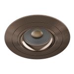 Noxion Recessed Spot Logic MR16 Tiltable Shiny Bronze | 92mm - Cutout 80mm - IP20 - incl. GU10 Socket