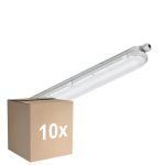 Multipack 10x Philips LED Waterproof Batten Coreline 25W 4000lm - 840 Cool White | 60cm - Replaces 2x18W