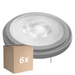 Multipack 6x Ledvance  SUPERIOR LED Spot Reflector G53 AR111 11.7W 800lm 24D - 930 Warm White | Best Colour Rendering - Dimmable - Replaces 75W