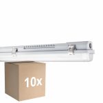Multipack 10x Ledvance LED Damp Proof Housing MT Gen 3 IP65 | Suitable for 1x60cm LED Tube