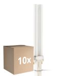 Multipack 10x Philips PL-S 11W - Actinic BL | 2-Pin