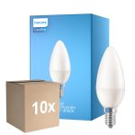 Multipack 10x Philips Corepro LED Candle E14 Frosted 7W 806lm - 840 Cool White | Replaces 60W