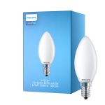Philips Corepro LED Candle E14 Frosted 6.5W 806lm - 840 Cool White | Replaces 60W