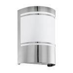Eglo Wall Light Cerno 2 Stainless Steel | IP44 - Suitable for 1x E27 - Light Sensor