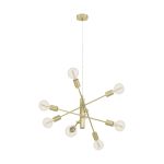 Eglo Pendant Gradoli 1 Steel Gold | IP20 - Suitable for 8x E27 