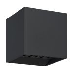 Eglo Wall Light Calpi 2 Aluminium Anthracite Up & Down 3.3W 340lm - 830 Warm White | IP54