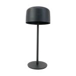 Eglo Table Lamp Roccanova Solar Steel Black 2W 270lm - 830 Warm White | IP44 - Touch Dimmable - USB-C