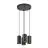 SLV Asto Aluminium Black | Suitable for 4x GU10