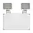 Ledvance LED Twin Spot White 3W 450lm - 865 Daylight | IP65 - Emergency 3H