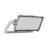 Ledvance LED Floodlight Max Radial 45 Aluminium Grey 600W 76400lm 45D - 830 Warm White | IP66 - Symmetrical