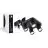 D'Lite Ceiling Spot Clio Black Tiltable| Suitable for 4x GU10