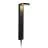 Nordlux Solar Pedestal Lamp Rica Round Stainless Steel Black 4.5W 400lm - 830 Warm White | Motion And Light Sensor