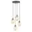 Emibig Pendant Astral Steel Black | Suitable for 4x E14 - Max 10W
