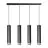 Emibig Pendant Kibo Steel Black | Suitable for 4x GU10 - Max 10W