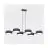 Emibig Pendant Drumz Steel Black | Suitable for 6x E14 - Max 10W