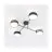 Emibig Ceiling Light Maga Steel Black | Suitable for 4x E14 - Max 10W