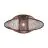 Good&Mojo Ceiling Light Maui Bamboo Burgundy L | Suitable for 1x E27 