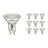 Multipack 10x Noxion LED Spot GU10 PAR16 4.8W 450lm 36D - 827 Extra Warm White | Replaces 65W