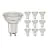 Multipack 10x Noxion LED Spot GU10 PAR16 4W 345lm 36D - 827 Extra Warm White | Dimmable - Replaces 50W