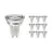Multipack 10x Noxion Lucent LED Spot GU10 PAR16 4.8W 450lm 36D - 840 Cool White | Replaces 65W
