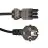 Noxion GST-Compatible Supply Cable - Female + Schuko Europlug - Black 5m - 3 pole 0.75mm2