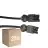 Multipack 25x Noxion GST - Compatible Extension Cable Black - Male + Female - 3m - 3 pole 1,5mm2