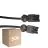 Multipack 50x Noxion GST - Compatible Extension Cable Black - Male + Female - 1m - 3 pole 1,5mm2