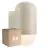 Multipack 6x Nordlux Heka Wall Light Aluminium Sanded |IP54 - Suitable for E27