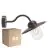 Multipack 6x Nordlux Luxembourg Wall Light Metal and Glass Rusty | IP54 - Suitable for E27
