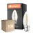Multipack 10x Ledvance Classic Performance LED Bulb B22d Candle Filament Clear 4W 470lm - 827 Extra Warm White | Replaces 40W
