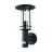 Eglo Wall Light Lisio 1 Stainless Steel Black | IP44 - Suitable for 1x E27 - Motion Sensor