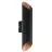 Eglo Wall Light Agolada Outdoor Galvanized Steel Black Copper Up & Down 7.4W 660lm - 830 Warm White