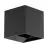 Eglo Wall Light Calpi Aluminium Anthracite Up & Down 3.3W 340lm - 830 Warm White | IP44 
