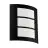 Eglo Wall Light City Steel Black | IP44 - Suitable for 1x E27